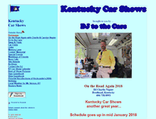 Tablet Screenshot of kentuckycarshows.com